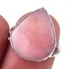 Natural Pink Opal Gemstone Handmade 925 Solid Sterling Silver Ring Size 7 A2K66