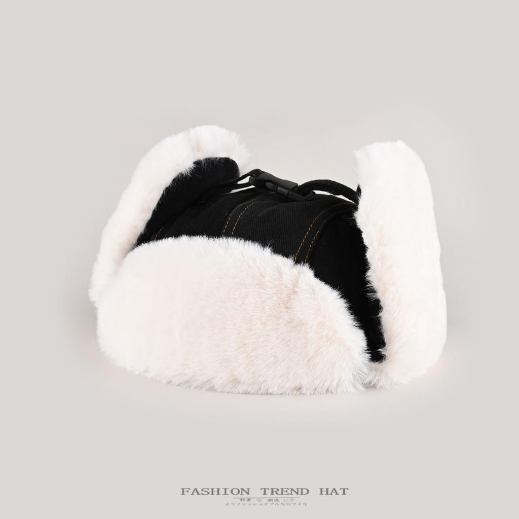 Хлопковые шапки мужские и женские зимние утолщенные термошапки с ушками для велоспорта и электромобилей, ветрозащитные лыжные шапки-ушанки