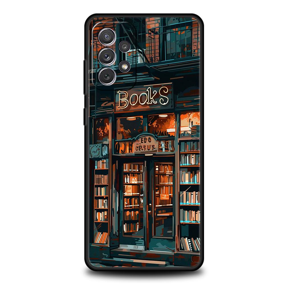 Иллюстрация 'Читайте книги' Чехол для телефона для Samsung Galaxy A55 A35 A15 A14 A25 A54 A51 A71 A72 A73 A32 A52 A52S A41 5G Силиконовый чехол