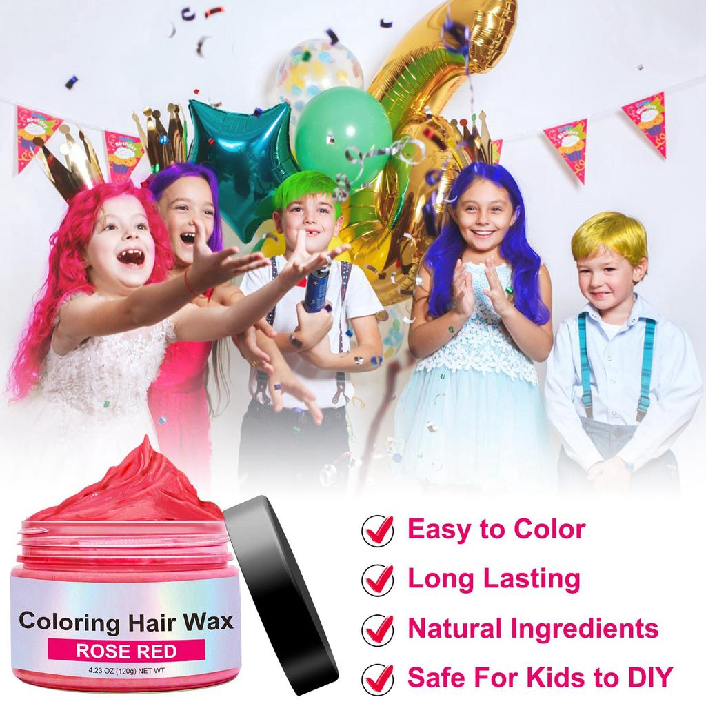 Цветная грязь для волос, одноразовый крем для волос, 9 цветов, воск для волос, временные стереотипы о окрашивании волос, изменчивый холодный цвет волос.