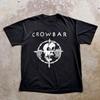 Винтажная футболка 90-х, группа Crowbar, с коротким рукавом, хлопок, черная, все размеры, унисекс