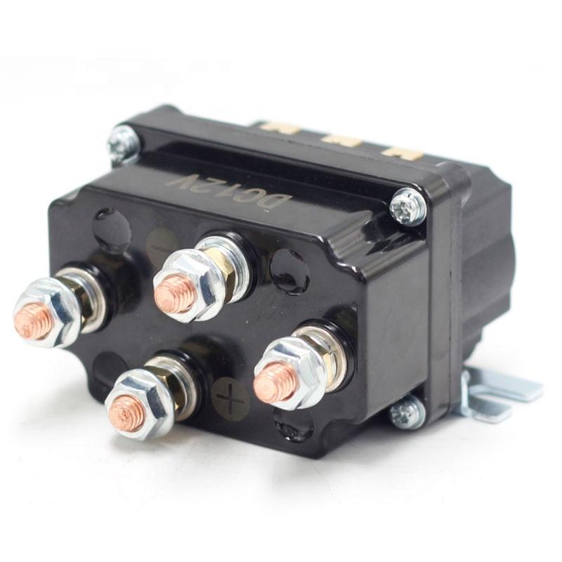 250A 12V Electrical Winch Relay Winch Motor Positive and Negative Golf Cart Relay Solenoid