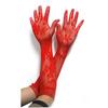 Transparent Lace Cutout High Elasticity Long Gloves