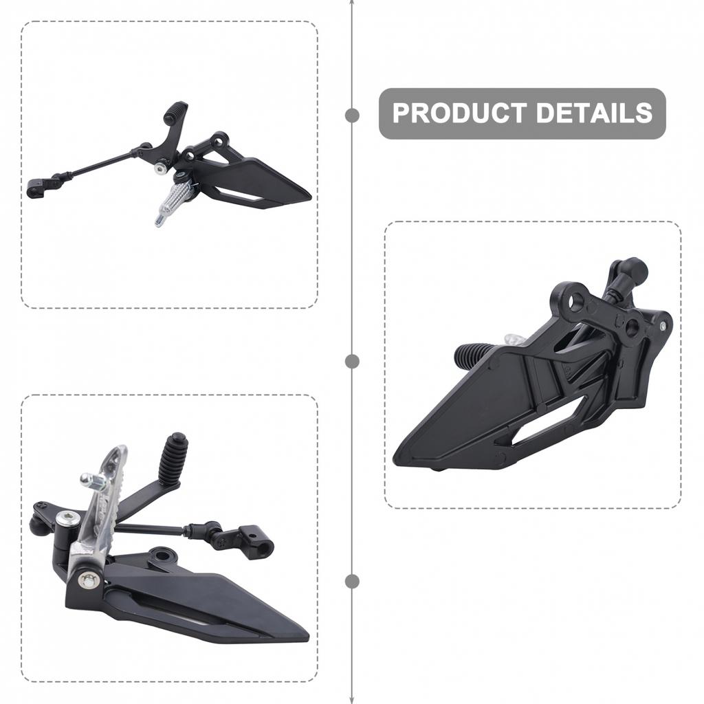 Foot Peg Bracket Brake Pedal Lever Assembly For KAWASAKI EX 250R//NINJA250 R 300