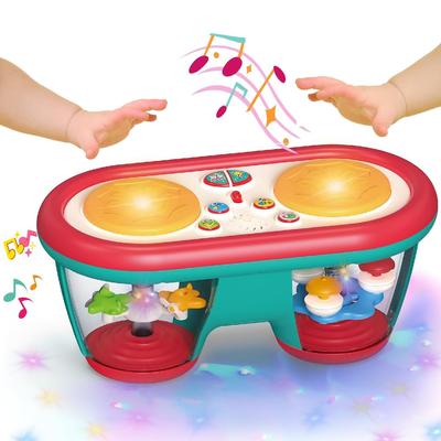 Игрушка TENGEE, Музыкальный инструмент, Развивающая игрушка, 0 лет, 1 год, 2 года, 3 года, Барабан, Музыкальная игрушка, Рейтинг популярности, 8 цветов