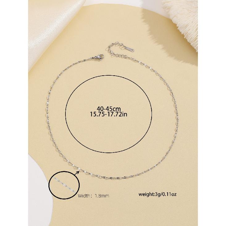 Light Luxury Colorful Zircon Water Drop Geometric Cross Necklace Pendant Cross-border Popular Clavicle Chain