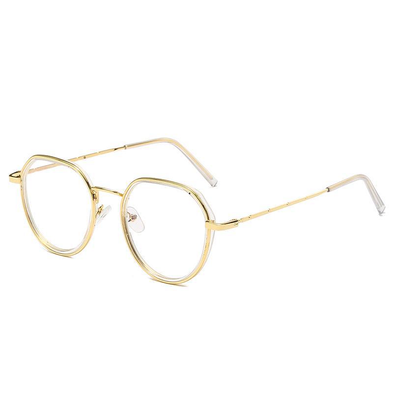 Women's Korean Style Anti-Blue Light Polygonal Glasses