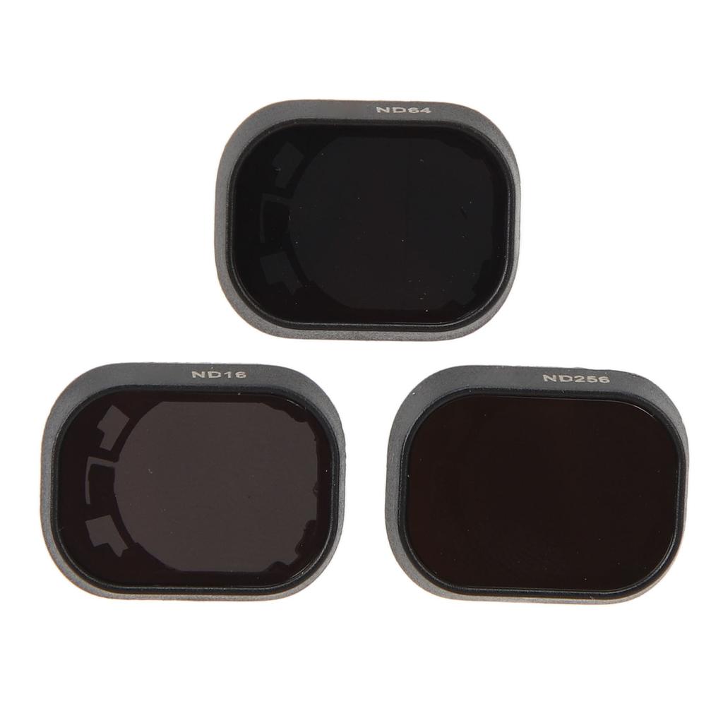 3 In 1 Drone ND Filter Set ND16 ND64 ND256 Optical Glass Multi Coated Neutral Density Filter Set