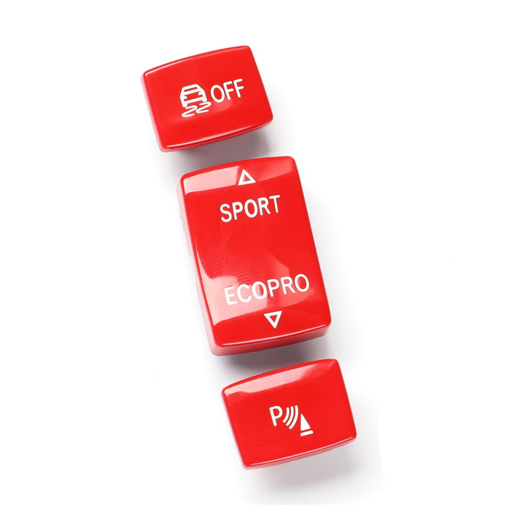Для BMW 2 3 4 Серии F20-23 F30-F34 Красные Кнопки Переключения Режима Вождения на Центральной Консоли