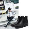 Korean Style Chelsea Women's Non-Slip Short Rain Boots - Versatile Rubber Shoes for Autumn/Winter