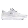 Under Armour Surge 4 White Metallic Silver Women Sneakers Distant-Grey 3027007-100
