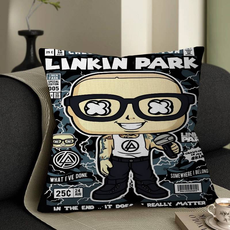 Подушка L-Linkin P-Park Крутая Персонализированная Чехол от Пыли Спальня Дети Вечеринка Украшение Наволочка День Рождения Детский Подарок