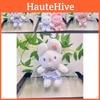 Lovely Cartoon Rabbit Plush Toy Keychain Delightful Bunny Accessory For Handbags