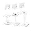 3Pcs Acrylic Display Stands Flying Miniatures Shelf Organizer Tables Flights Rack Holder for