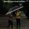 Super Large Umbrella, Fully Automatic Folding, Big Diameter 135Cm, Windproof Strong Safety Reflective, Men Women Umbrella Travel