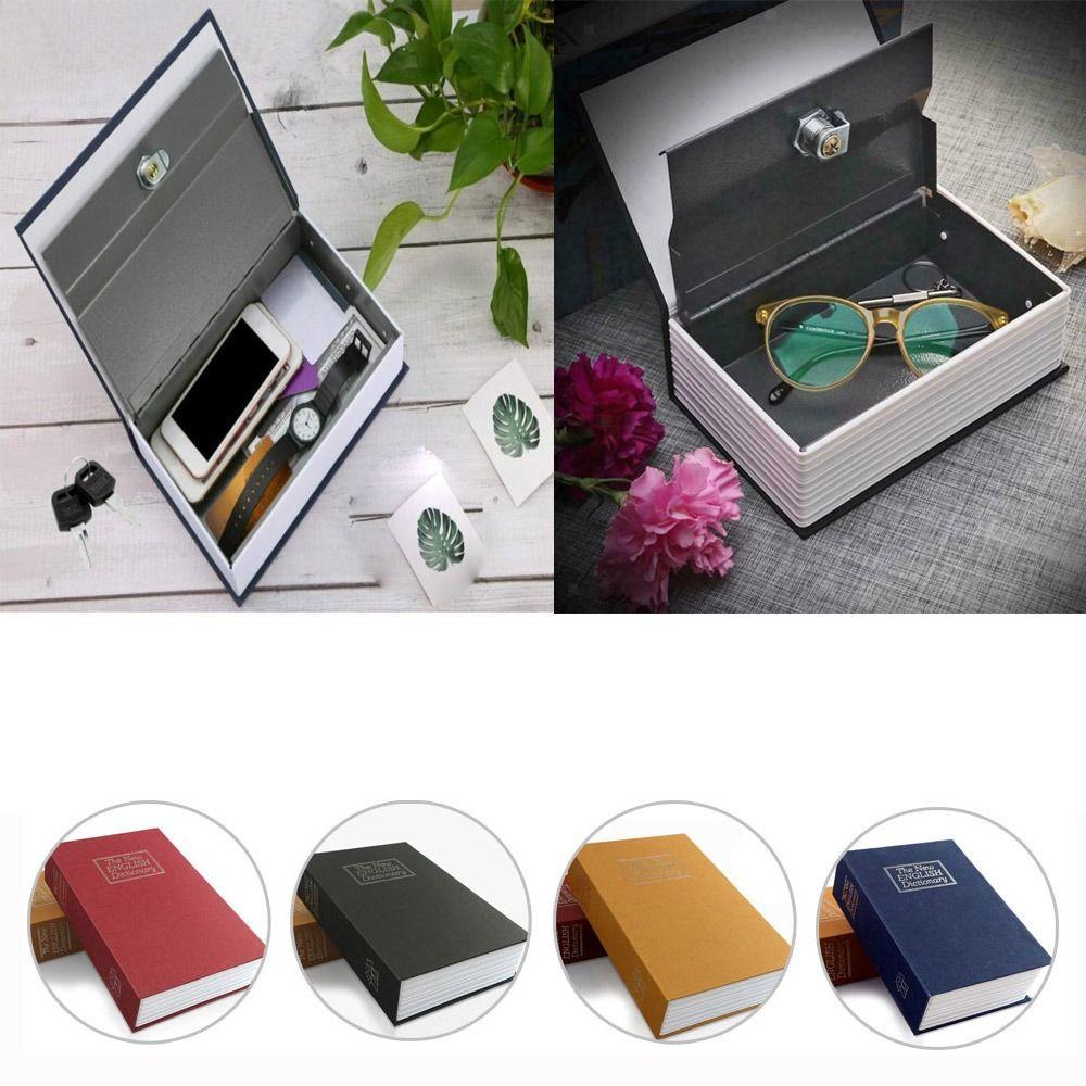 Bank Secret Stash Booksafe Simulated Book Safe Dictionary Hollow Book Metal Box Safe Diversion