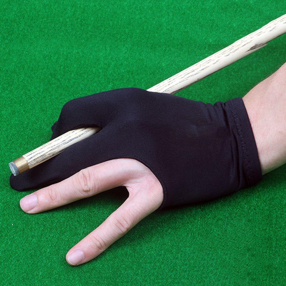 Snooker Gloves Leopard Three Finger Billiard Gloves Letter Snooker Billiard Gloves Left Hand Gloves