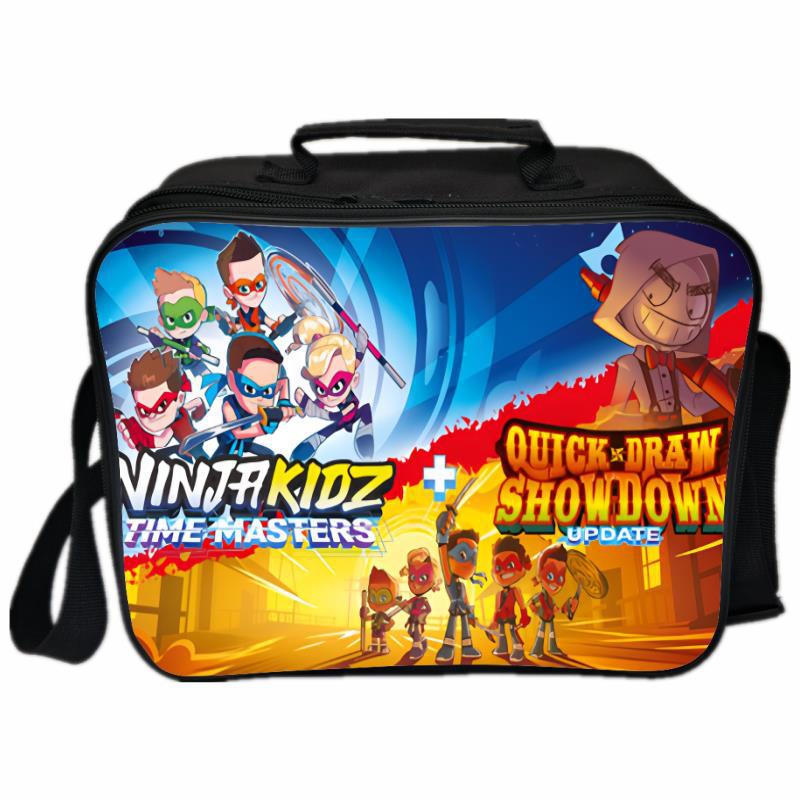 Изолированный ланч-бэг и контейнер Ninja Kids для школы или пикника