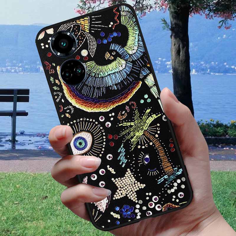 Чехол для Tecno Camon 19 Camon19 Neo 3D Рельефный Тисненый Чехол для Телефона Для Tecno Camon 19 Pro 4G 5G Neo Мягкий Силикон Мультяшный
