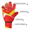Kids Adults Size Latex Soccer Goalkeeper Gloves Professional Football Goalkeeper Gloves Strong Protection Football Match Gloves