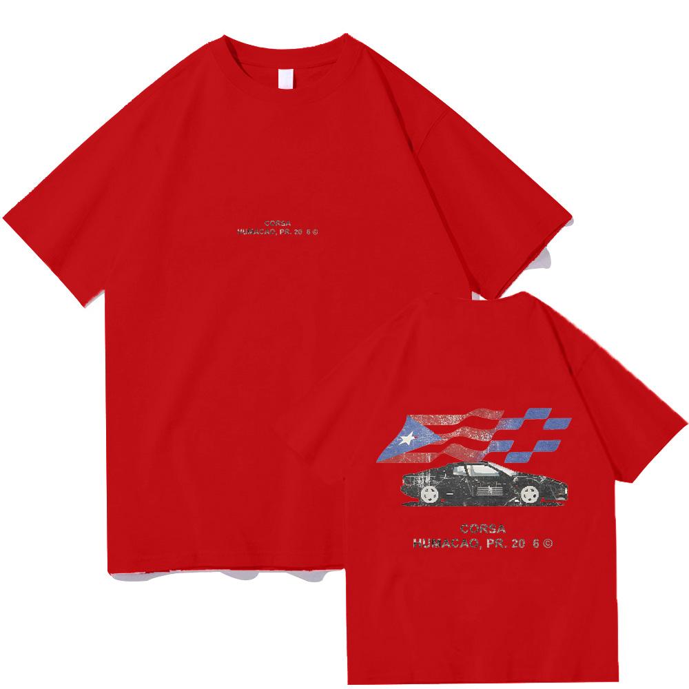 Eladio Carrión CORSA Tee Eladio Carrion Graphic T-shirt Men Women Hip Hop Fashion Oversized T Shirts Pure Cotton Comfort Tops