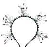 Accessories Fashionable and Versatile Birthday Headbands High-end Sweet and Cool Hair Accessories Women's Handmade Beaded Crystal Flower Headbands