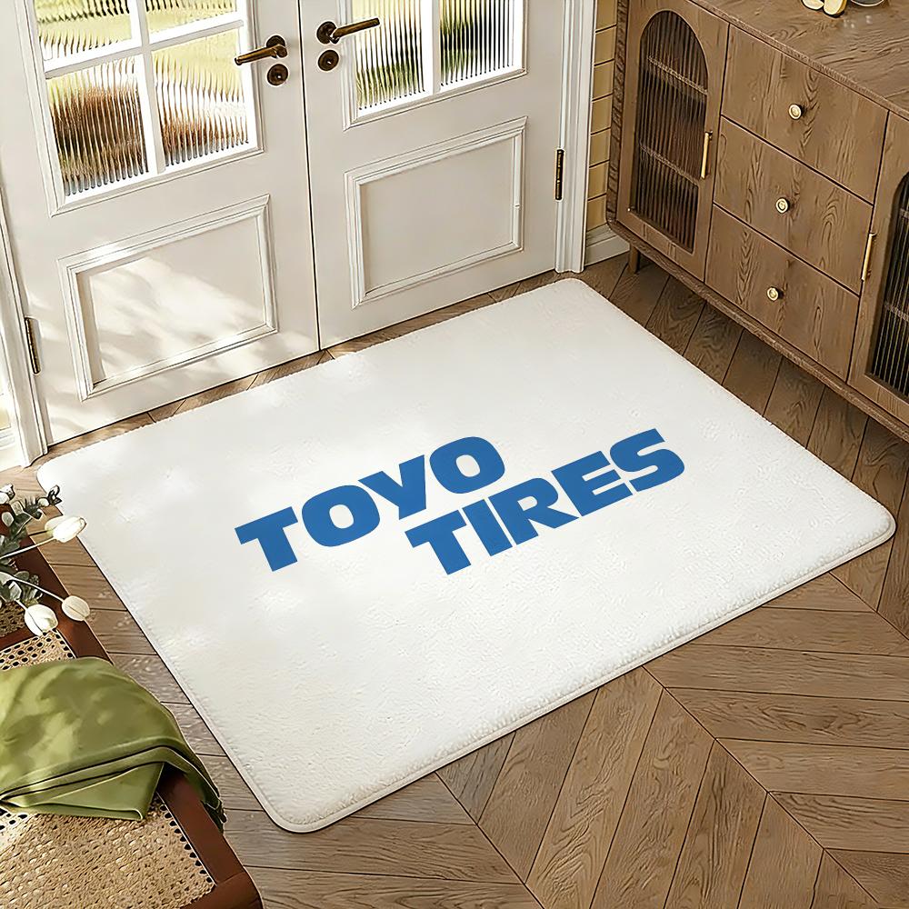 Коврик для пола To-yos Tires Мягкий Утолщенный Впитывающий Нескользящий Для Спальни Гостиной Прихожей Домашний Декор Фланелевые Ковры