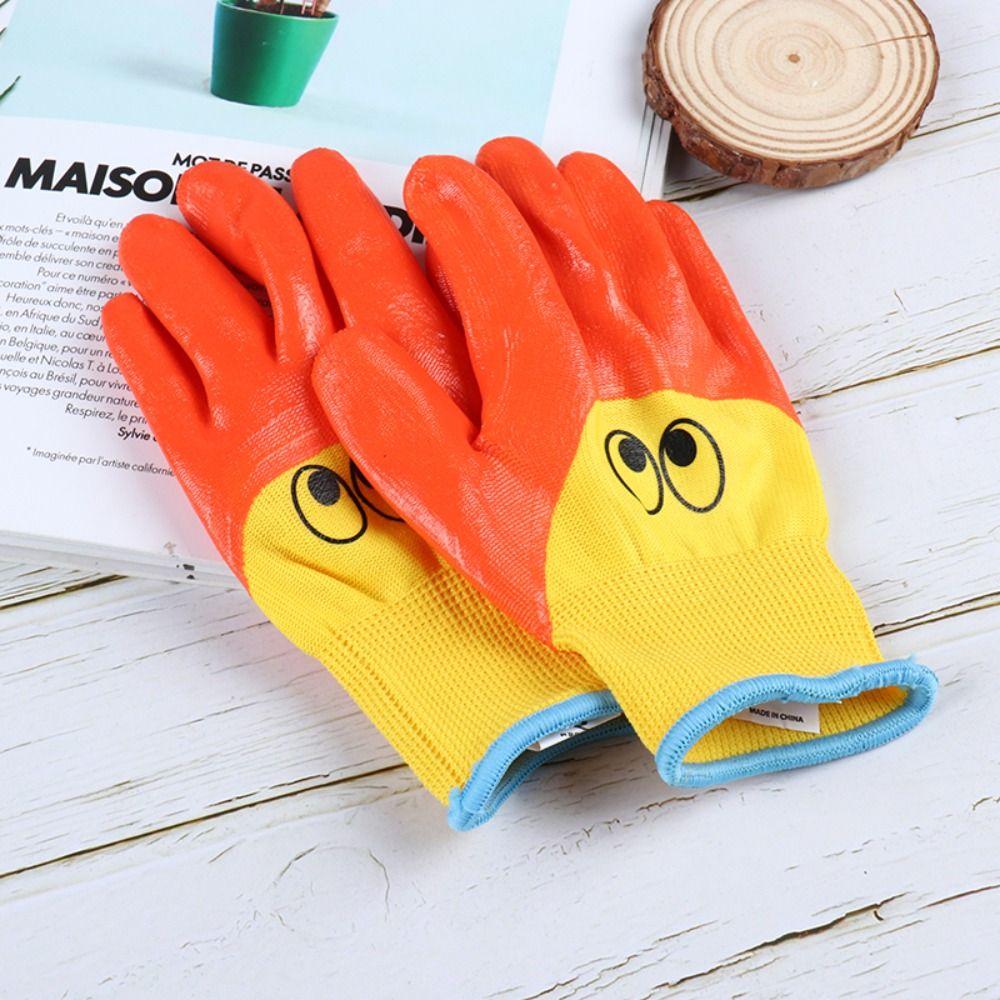 Anti Bite Cut Kids Garden Glove Latex Children Protective Gloves Gardening Gloves Planting