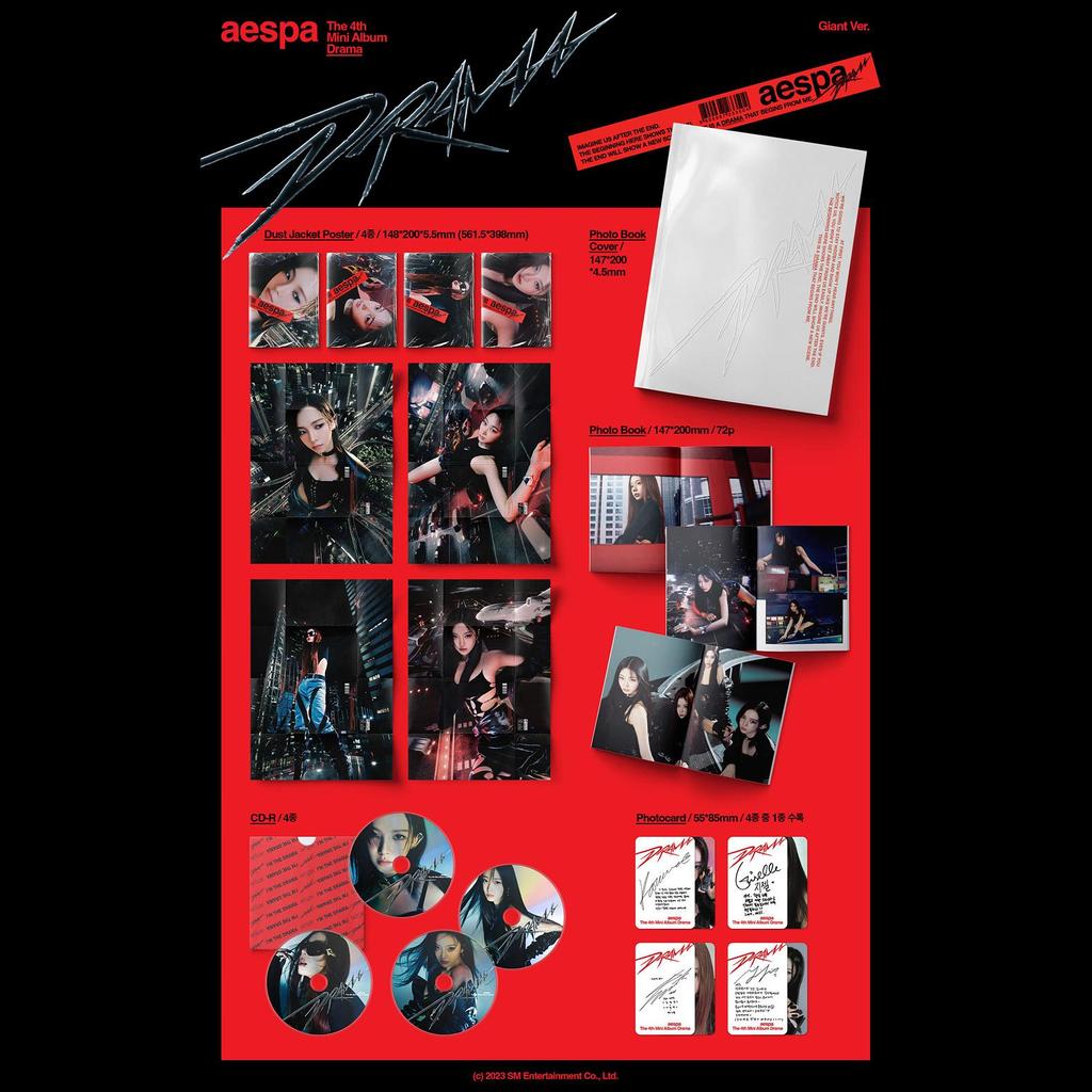 (Гигантская версия.) aespa - 4-й мини-альбом драмы