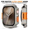 Металлический+ПК корпус для Apple Watch Ultra 3/2 49 мм Защитная крышка экрана из стекла для iwatch 11 10 9 8 7 6 5 SE 46мм 45мм 44мм Чехол