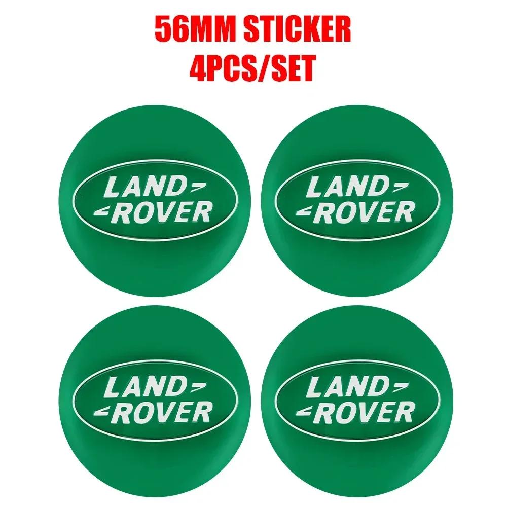 For Land Rover Range Rover SVR 2 Evoque Discovery 3 Freelander 56mm Car Wheel Center Hub Cap Tire Cover Sticker Decoration