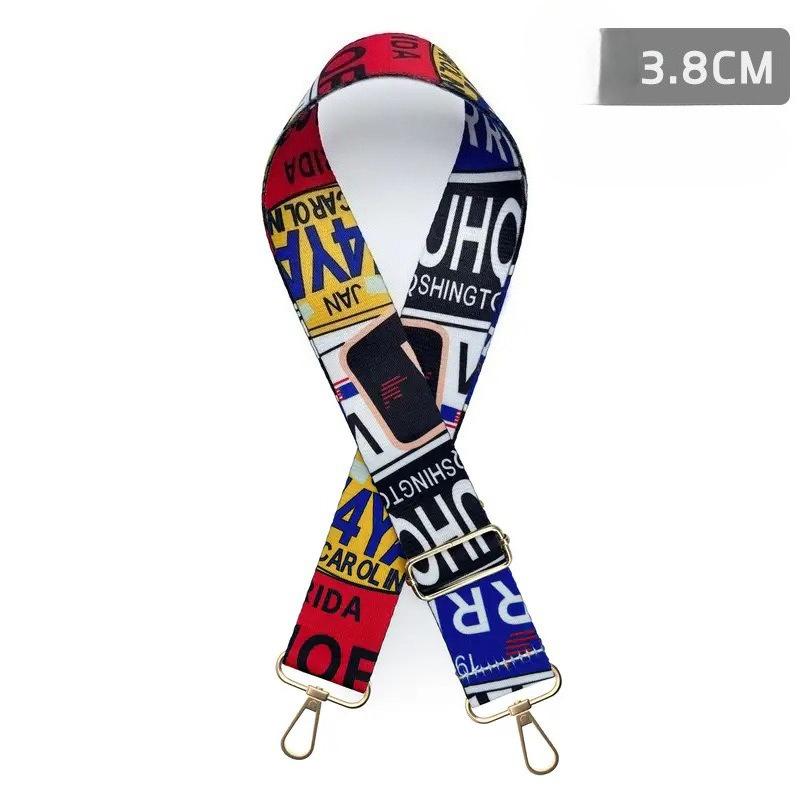 Регулируемый цветной холщовый ремешок для сумки - Широкий, Нескользящий Наплечный Запасной для женских сумок