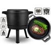 Cast Iron Cauldron Disassembled Pot & Grill Pan 348000
