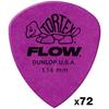 Dunlop 558R114 Tortex Flow Standard 1,14 Mm Sachet De 72 Médiators