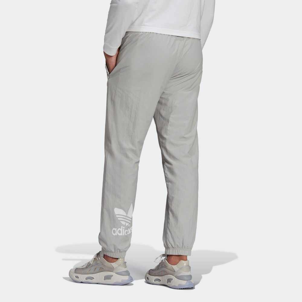 adidas Мужские вязаные спортивные штаны светло-серые с умеренной манжетой HC7113