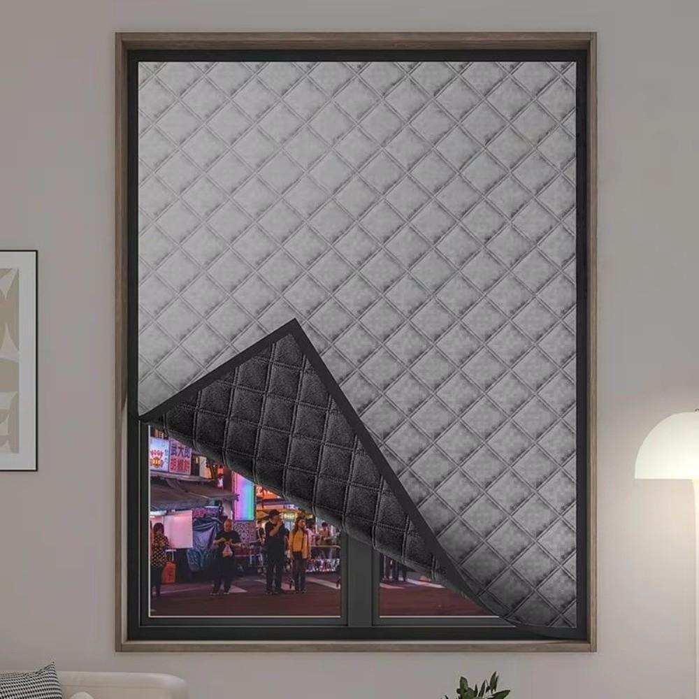 Insulation Film Soundproof Curtains Self-Adhesive Winter Warm Curtains Window Screens Bedroom
