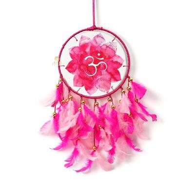 Ловец снов Древо жизни, Dream Catcher Tree of Life (49 cm, Pink), Duli
