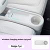 For NIO Firefly Car Wireless Charging Water Cup Pad Mat Non-slip Dust-proof Protective Pad Interior Modification Accessories