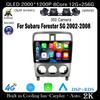 Android 14 для Subaru Forester SG 2002 - 2008 Автомобильный плеер Авторадио Радио GPS TV Мультимедиа Carplay Lettore Навигация по автомобилю