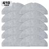 Mop Cloths for Vyzzle D10 Robotic Vacuum Cleaner Easy Installation 4 or 10 Pack