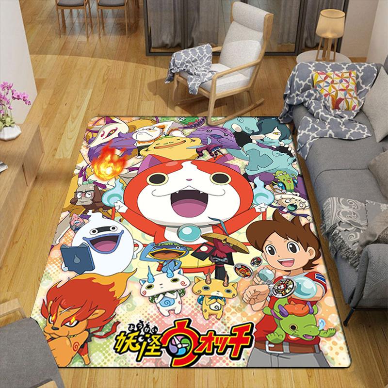 Yo-kai Watch Rug Floor Mat for Living Room or Bedroom Soft and Comfortable Carpet a Gift for Birthday and Holiday.DFF0925497