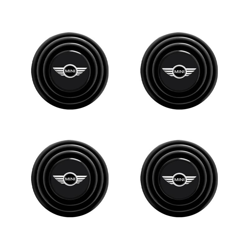 Car Door Shock Absorber Buffer Protective Stickers Soundproof Rubber Pads For MINI Cooper F54 F55 F56 R56 R60 Roadster Clubman Coupe