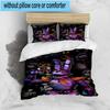 1PC Fnaf Character Collage 3pcs Bedding,Including 1pc Duvet Cover And 2pcs Pillowcases Perfect for Christmas,Ideal for Bedroom, Dormitory