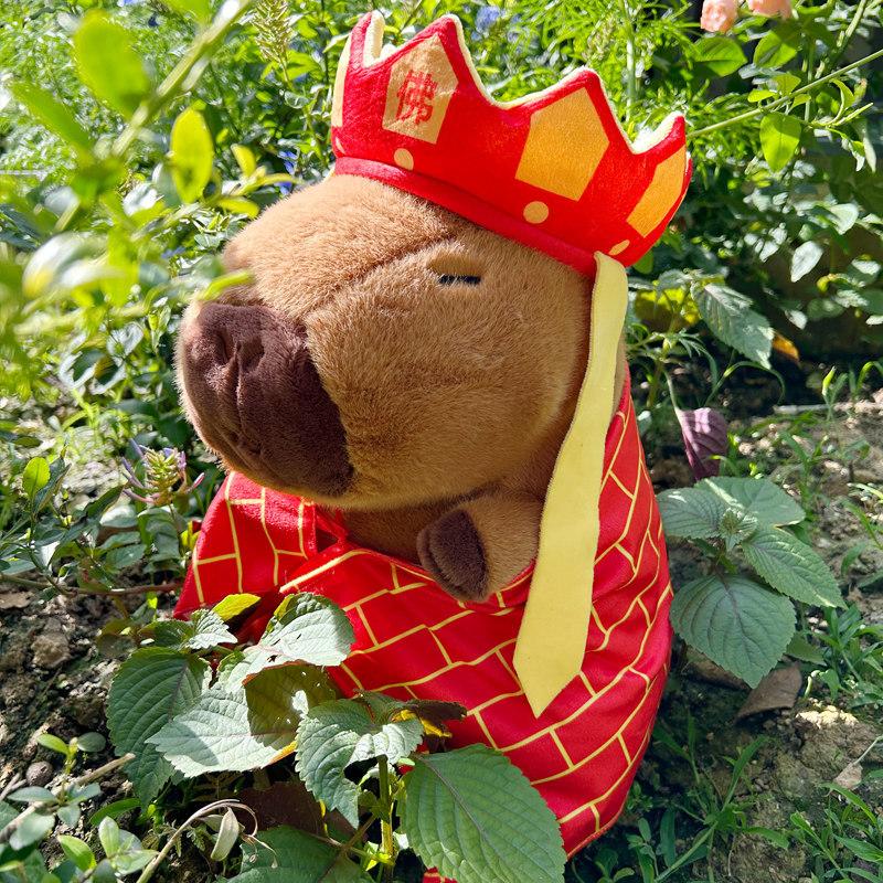 Кукла Tang Monk Capibala, плюшевая игрушка, кукла Capybara, детская тряпичная кукла, подарок Будды, норка, новый стиль