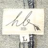 Новый пиджак HB Indigo cut and sew в рубчик, L, темно-синий, мужской, б/у