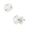 Pandora 293209c01 Серьги-гвоздики Moment White Rose In Bloom Серебряные