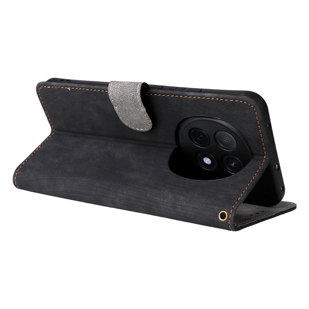 Для Oppo F29 Pro 5G (Глобальный)/A5 Pro 5G (Китай) Чехол-кошелек с RFID-блокировкой, обложка из ПУ кожи, подставка, с ремешком