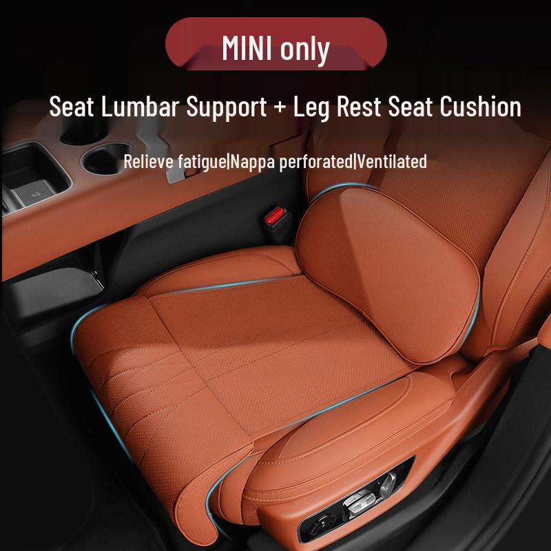Подушка на сиденье автомобиля Bao Mini для Cooper Mini F54 F55 F56 F60 - Универсальная, Всесезонная с подставкой для ног