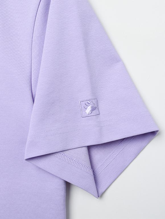 UCLA Unisex Ponte Small Logo Round T-Shirt [Violet](Ua4St93_49)