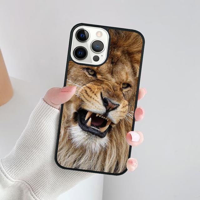 Чехол для телефона 'Рычащий Король Лев' Для Для iPhone 17 Air 16 15 11 12 13 14 Pro Max Plus coque